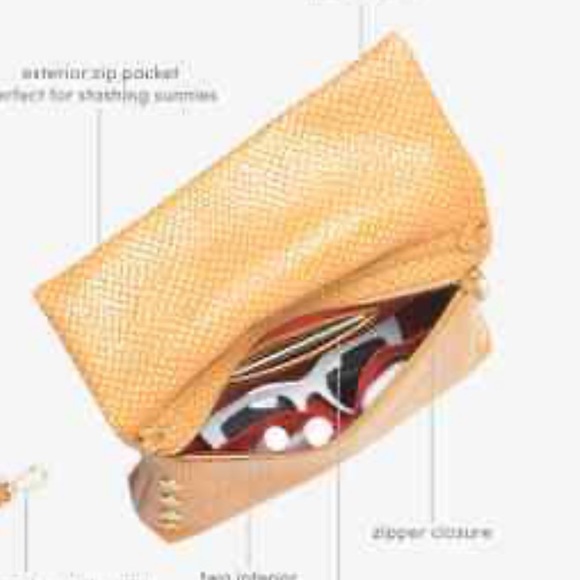 Hammitt VIP | Apricot Tan Snake/Brushed Gold | Med - Picture 10 of 12